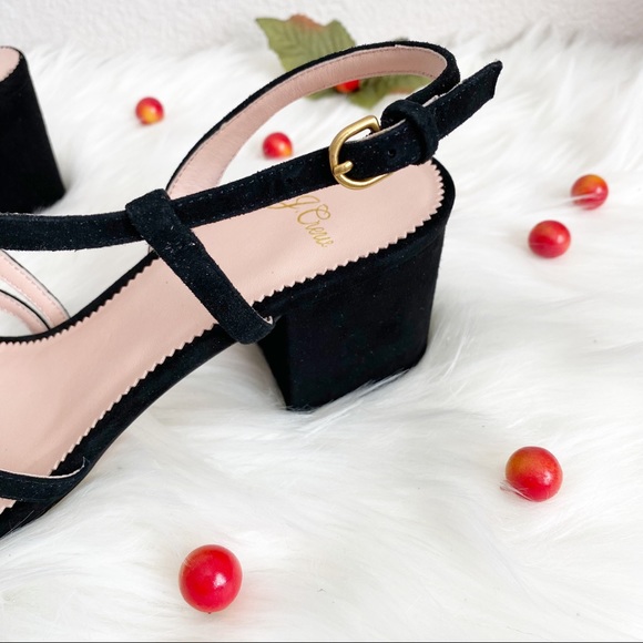 J.Crew Odette Strappy Sandals - Black - Picture 5 of 7